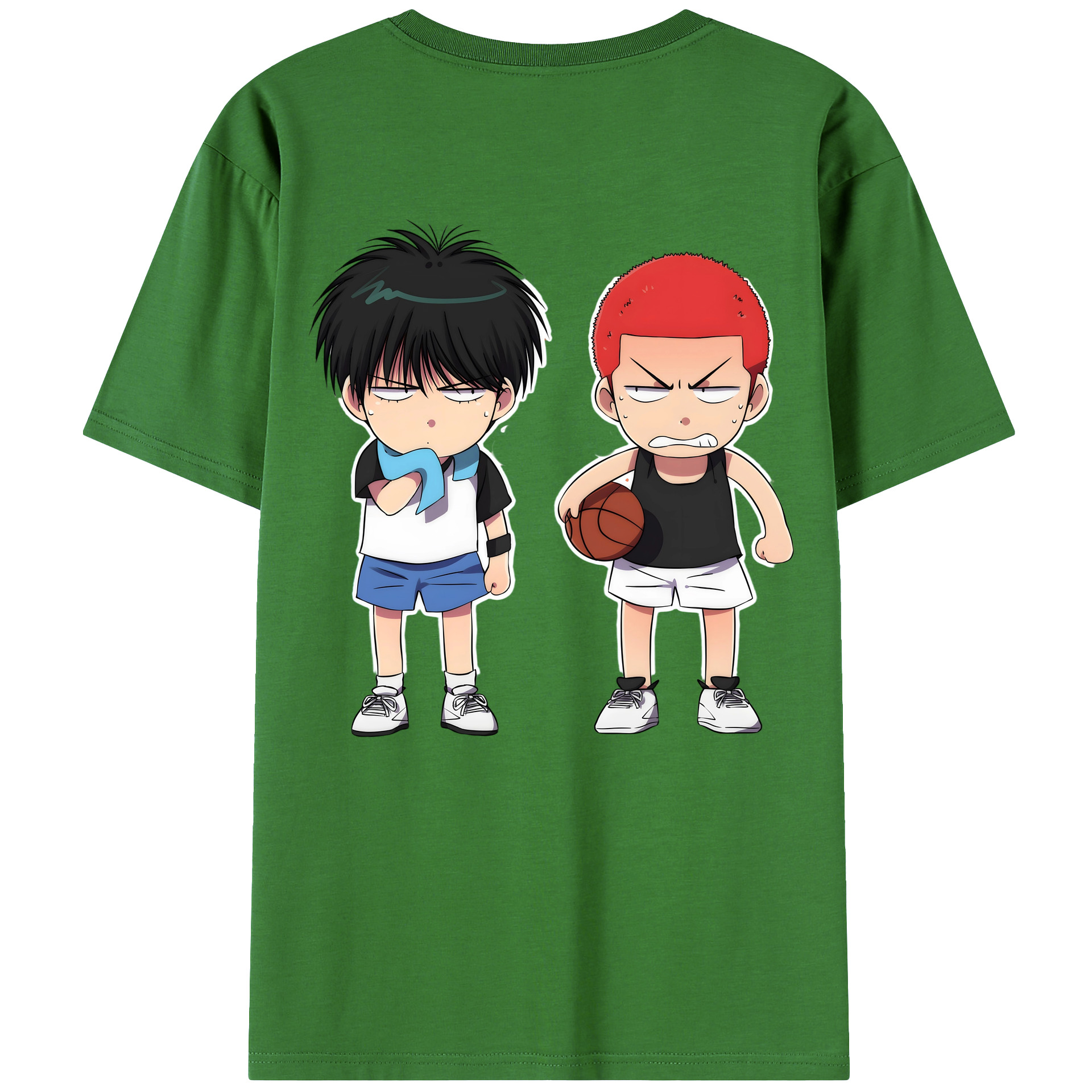 SLAM DUNK／スラムダンク レディース半袖Tシャツ(バックプリント)
